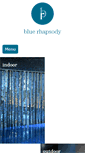 Mobile Screenshot of bluerhapsody.co.uk